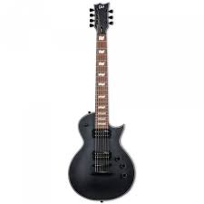 ESP EC-257 7 String Electric Guitar Black Satin