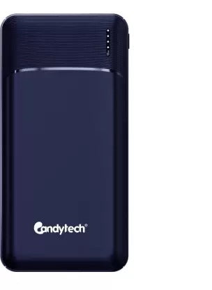 Open Box, Unused Candytech 10000 mAh Power Bank Fast Charging Blue Pack of 10