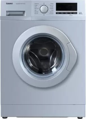 Open Box, Unused Galanz 8 kg Quick Wash, Inverter Fully Automatic Front Load Washing Machine with In-built Heater Silver XQG80-F814VE