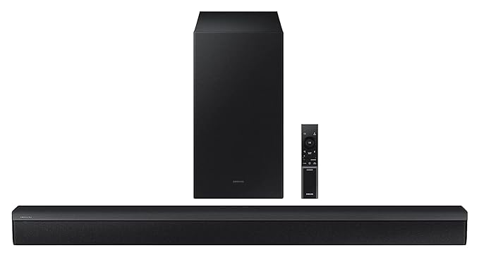 Open Box, Unused Samsung Soundbar (HW-C45E/XL) 2.1 Channel, 300W, Dolby Digital, 3 Speakers, Wireless Subwoofer, Bluetooth Enabled