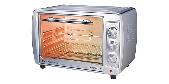 Open Box, Unused Bajaj 35-Litre Oven Toaster Grill OTG majesty 3500 TMC SS 420061 Stainless Steel