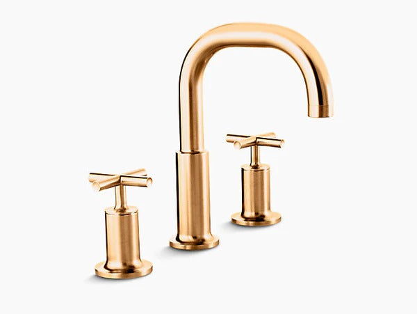 Kohler Purist D-mount Bath Faucet-lever Handle in Rose Gold Finish