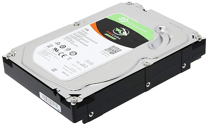 Open Box Unused Seagate FireCuda 2TB Solid State Hybrid Drive Performance SSHD 3.5 Inch SATA 6Gb/s Flash Accelerated 64MB Cache for Gaming PC Laptop ST2000DX002