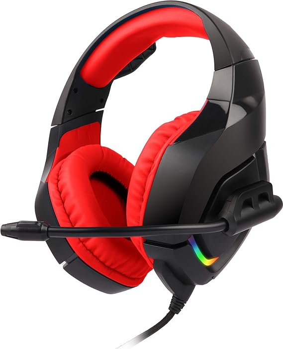 Open Box, Unused Zebronics Zeb-Rush Premium Wired Gaming Headphone with RGB Lights Pack  of 2