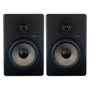 Vault C8 Powered Monitor Pair Standard Bundle with 2xSpeaker Cables, Polishing Cloth & Bitwig 8-Track