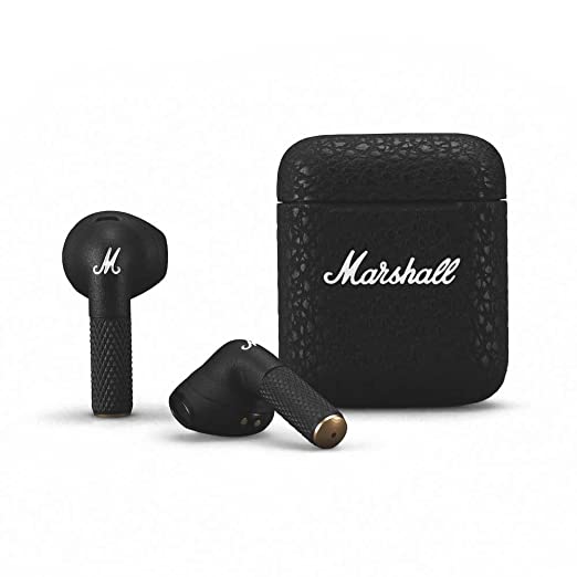 Open Box, Unused Marshall Minor III Bluetooth Truly Wireless in-Ear Earbuds with Mic Black