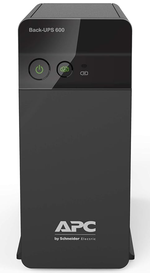 Open Box Unused APC Back-UPS BX600C-IN 600VA 360W, 230V, UPS System, an Ideal Power Backup & Protection for Home Office, Desktop PC & Home Electronics