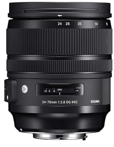 Sigma 24-70mm f/2.8 DG OS HSM Art Lens for Canon DSLR Camera Black