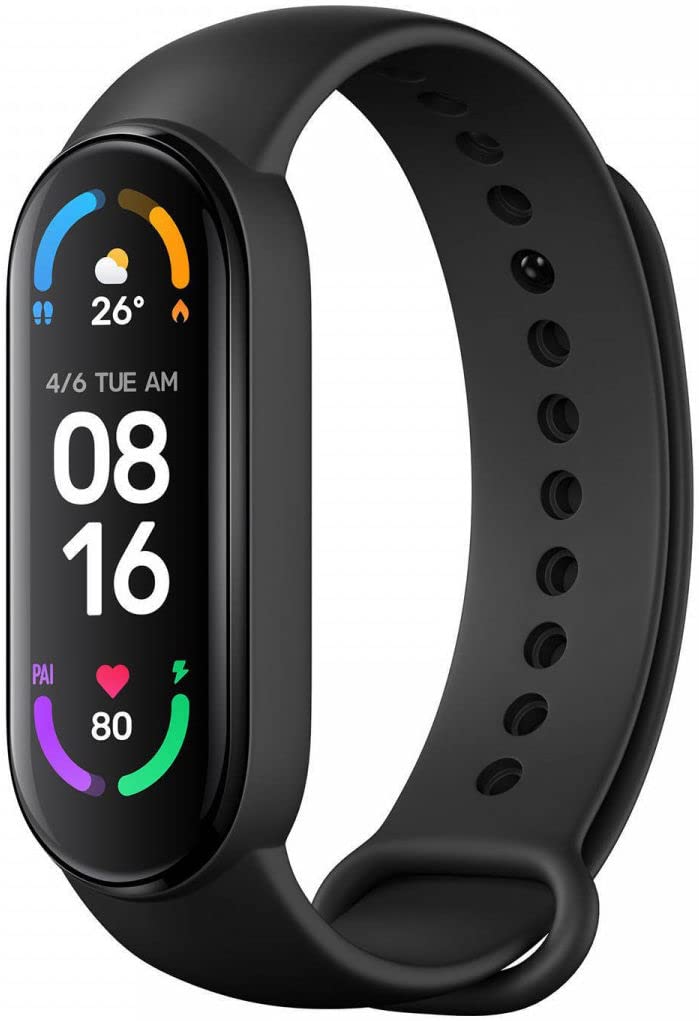 Open Box, Unused Mi Smart Band 6  Black Strap Size Regular