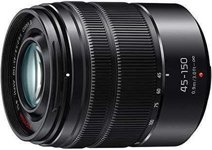 Used Panasonic H-FS45150AK 45-150mm F4.0-5.6 ASPH Lens Black