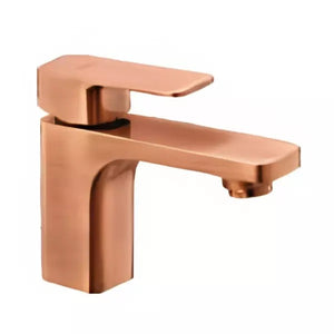 Cera Ruby Single Lever Table Mount Basin Mixer Antique Copper with Connection Pipe F1005451AC