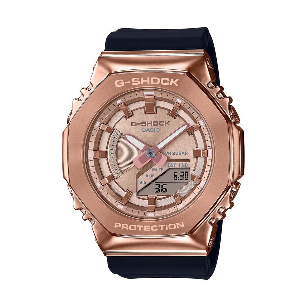 Casio G-Shock Analog-Digital Rose Gold Dial Women Watch G1165 GM-S2100PG-1A4DR