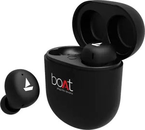 Open Box, Unused Boat Airdopes 383 True Wireless Bluetooth Headset Active Black True Wireless