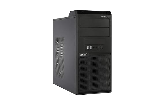Open Box, Unused Acer Veriton Veriton M200 Desktop Intel Core i3-8100 Processor/4GB/1TB/Window 10 Home 64Bit/Integrated Graphics Black