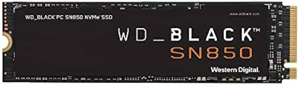 Open Box Unused WD SN850 without Heatsink 500 GB Laptop, All in One PC's Desktop Internal Solid State Drive