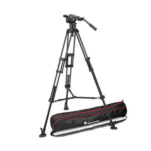 Manfrotto MVKN8TWINM Nitrotech N8 Video Head W/ Twin Leg Tripod Middle Spreader