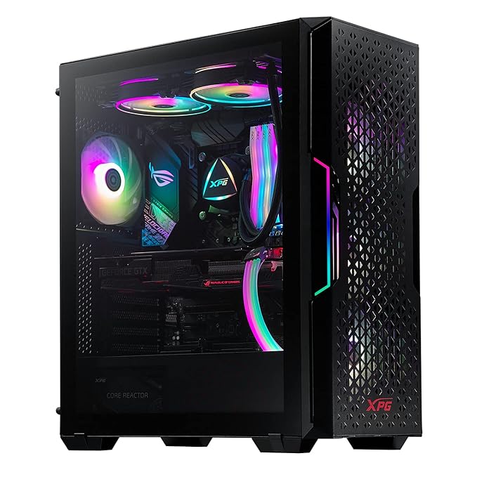 Open Box Unused XPG STARKER AIR Mid Tower Black Computer Case Mid Tower Cabinet Black