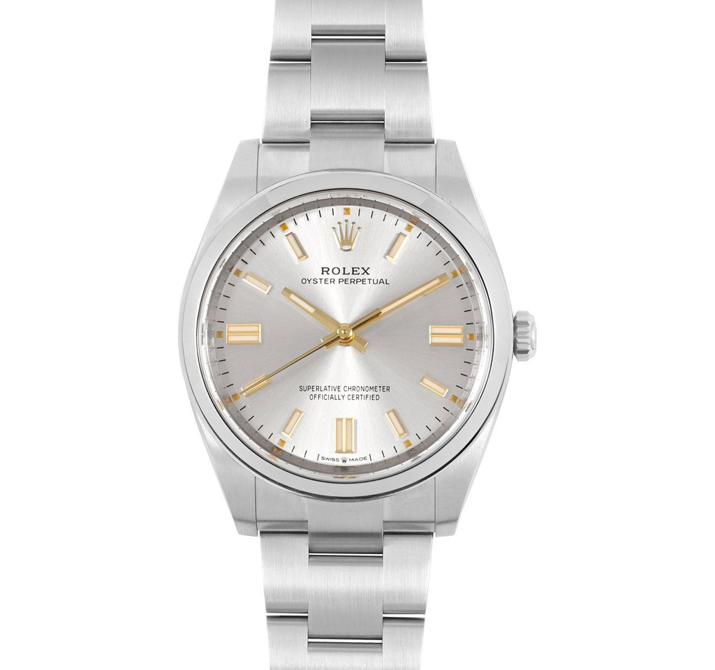 Pre Owned Rolex Oyster Perpetual Unisex Watch M126000-SLVIND-G22A