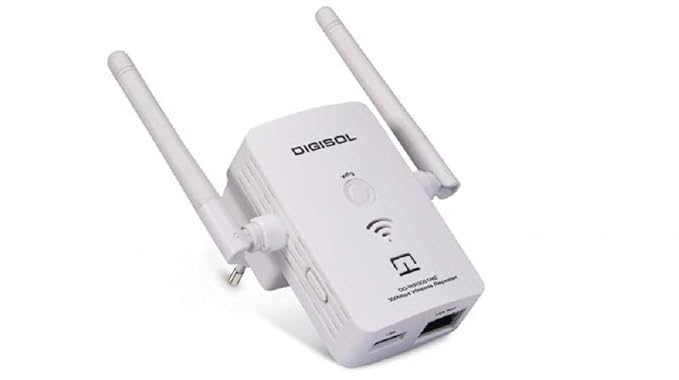 Open Box Unused Digisol DG-WR3001NE 300Mbps Wireless Repeater White