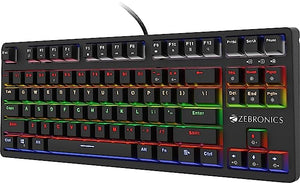 Open Box, Unused Zebronics Zeb-MAX V2 Premium Mechanical TKL (Tenkeyless) Keyboard