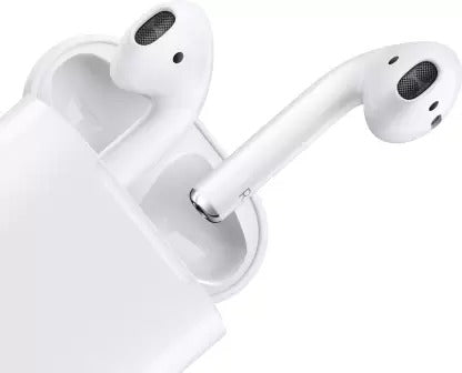 Open Box, Unused Apple AirPods(2nd gen) with Charging Case Bluetooth Headset with Mic