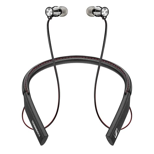 Open Box, Unused Sennheiser Momentum Wireless Bluetooth In Ear Neckband Headphones with Mic Black