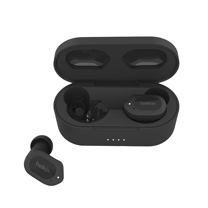 Open Box, Unused Belkin Soundform Play True Wireless in-Ear Earbuds IPX5 Sweat & Water Resistant
