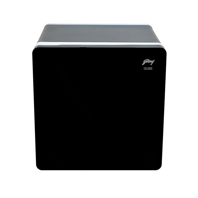 Open Box, Unused Godrej 30 L Qube Personal Standard Single door Cooling Solution TEC Qube 30L HS Q103, Black