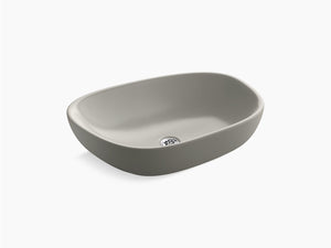 Kohler Kankara 563mm Vessel Basin Without Faucet Hole in Cashmere K-76601IN-K4