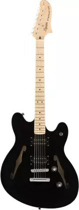 Open Box Unused Fender 0370590506 Affinity Series Starcaster Maple Fingerboard Black