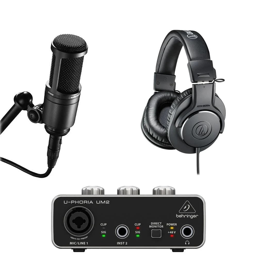 Behringer Youtube Podcast Package 2 Bundle