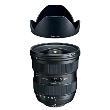 Nikon F माउंट DSLR कैमरा, APS-C फॉर्मेट के साथ प्रयुक्त टोकिना ATX-i 11-16mm F/2.8 AF CF प्लस लेंस