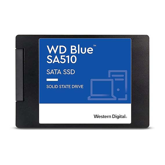 Open Box, Unused Western Digital WD Blue SA510 SATA 500GB, Up to 560MB/s, 2.5 Inch/7 mm, 5Y Warranty, Internal Solid State Drive (SSD) WDS500G3B0A