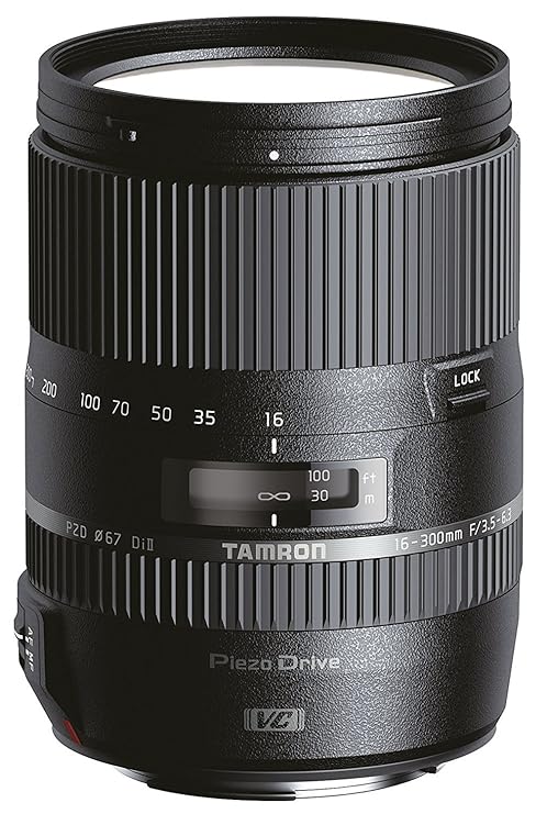 Open Box, Unused Tamron 16-300 mm F/3.5-6.3 Di II VC PZD (For Canon) Wide-angle Zoom Lens Black