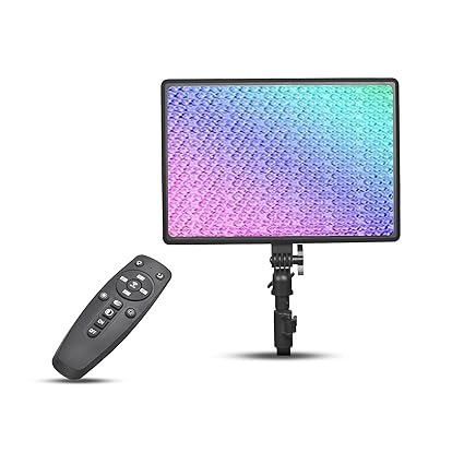 Used DigiTek (LED-D556 RGB) Professional LED Video Light with Bi-Color & RGB Effects and Remote LED-D556 RGB