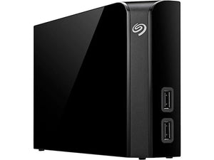 Open Box Unused Seagate Backup Plus Hub 10 TB External HDD USB 3.0 for Windows and Mac, 3 yr Data Recovery Services, Desktop Hard Drive with 2 USB Ports and 4 Month Adobe CC Photography STEL10000400