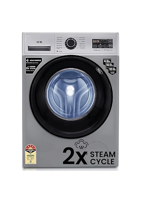 Open Box, Unused IFB 7 Kg 5 Star Front Load Washing Machine 2X Power Steam SERENA ZSS 7010, Silver & Black