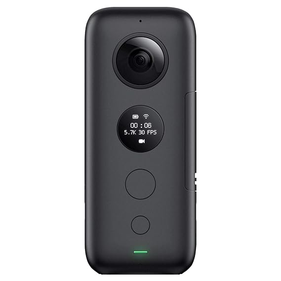 Used Insta360 ONE X 360° Camera with WiFi Preview and Transfer 18MP Photos