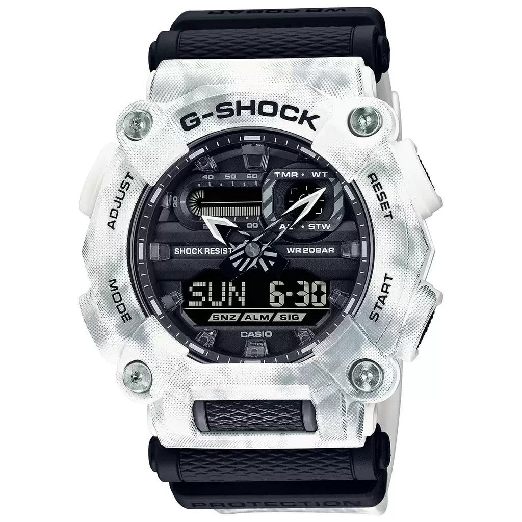 Casio G-shock White Frozen Forest Men's Watch GA-900GC-7ADR - G1191