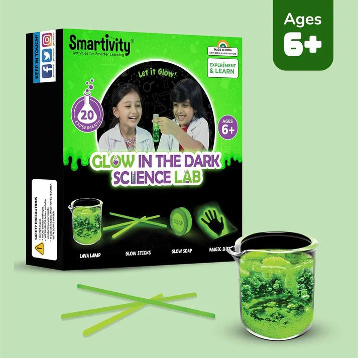 Smartivity Glow in the Dark Science Lab 6-10 Years DIY Science Experiments