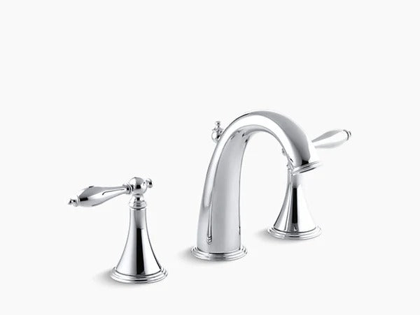 Kohler Finial Widespread Lavatory Faucet in Chrome Finish 8670IN-4M-CP
