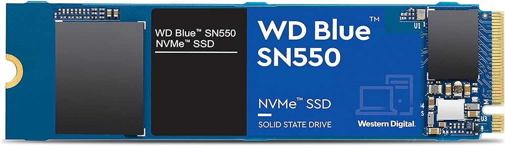 Open Box Unused WD WD Blue SN550 1 TB Desktop, Laptop Internal Solid State Drive (SSD) WDS100T2B0C