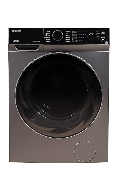 Open Box, Unused Toshiba 11/7 Kg Inverter Fully Automatic Front Loading Washing Dryer TWD-BK120M4-IND SK
