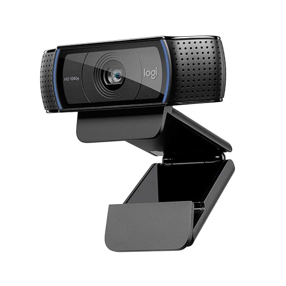 Open Box, Unused Logitech C920 HD Pro Webcam, Full HD 1080p/30fps Video Calling
