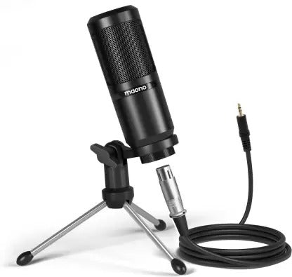 Open Box, Unused Maono AU-PM360TR Condenser Podcast Microphone with Mic Gain Pack of 4