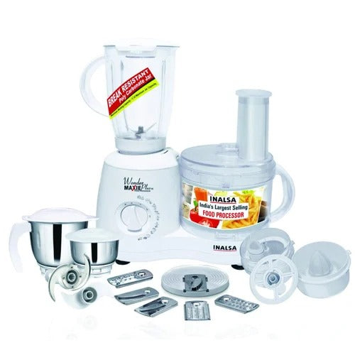 Open Box Unused Inalsa Wonder Maxie Plus 700 W Food Processor White