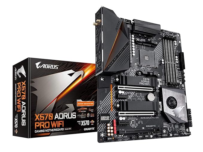 Open Box Unused Gigabyte X570 AORUS PRO WiFi ATX Motherboard Socket AM4 DDR4