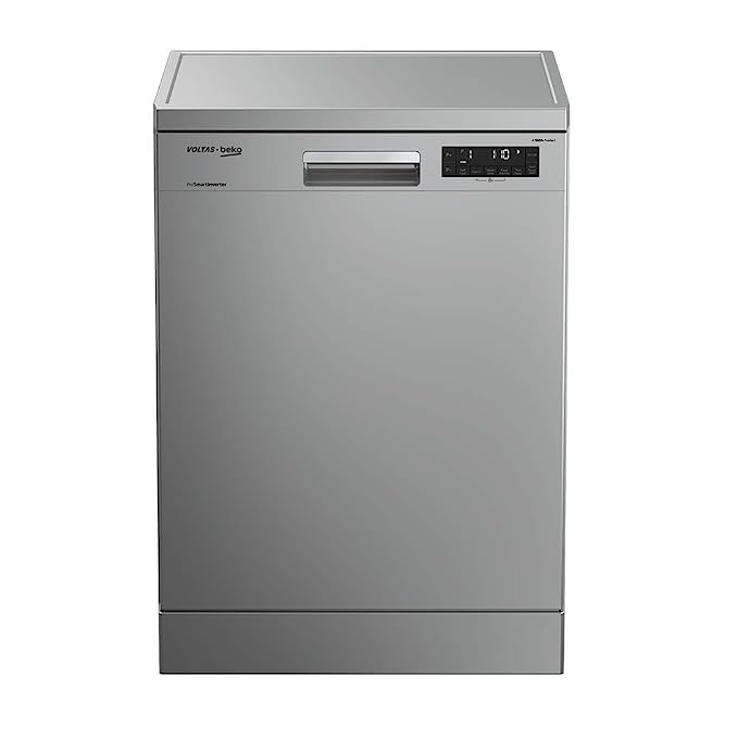 Open Box, Unused Voltas Beko 15 Place Settings Dishwasher DF15SP Silver