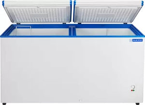 Open Box, Unused Blue Star 401 L Double Door Standard Deep Freezer White CHFDD400MGPW