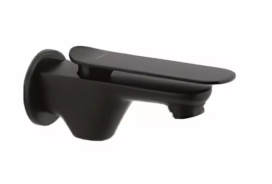 Cera Brooklyn Single Lever Wall Mount Bib Cock with Wall Flange and Aerator Matte Black F1018151MB